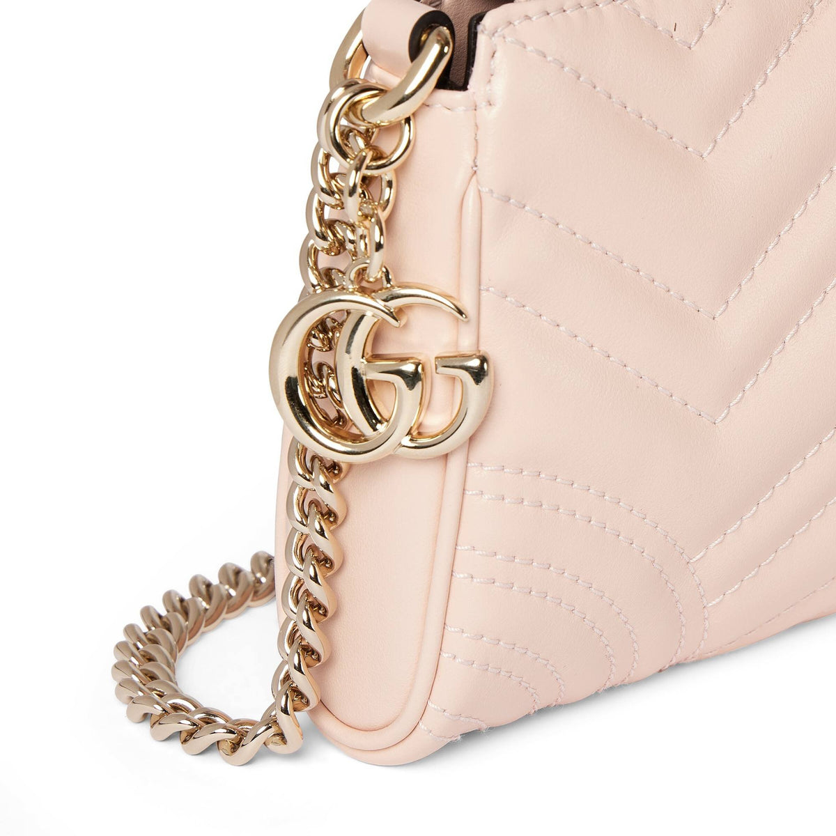 Gucci Handtasche Damen GG Marmont Small Shoulder Bag Pale Pink 847589 DTDFT 6823