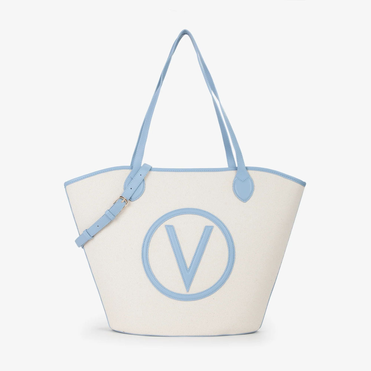 Mario Valentino Handbags Damen Handtasche Covent naturale blu VBS7QO01H79