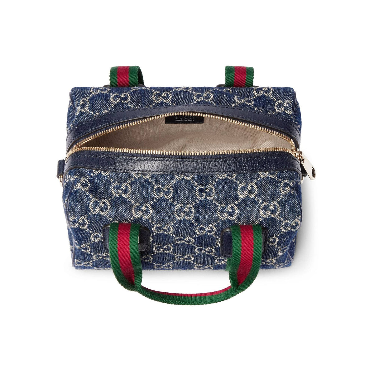 Gucci Handtasche Damen Mini GG Handbag Navy Weiß GG Denim 859975-FAFWW-4443