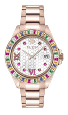Philipp Plein Damenuhr LADY Empire PW2FA0425 Roségold Kristall Edelstahl 39 mm
