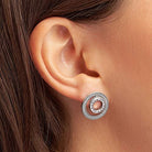 Pandora Damen-Ohrstecker 925 Sterlingsilber 297446CZ, Silber