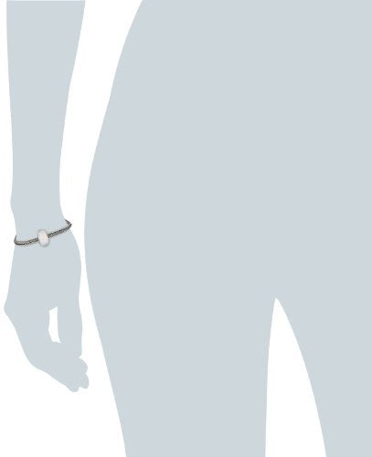 Pandora 791617CZ Muranoglas Charm weiß mit Zirkonia