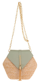 House of Louisa Damen Umhängetasche grau/beige LOU1006-GR