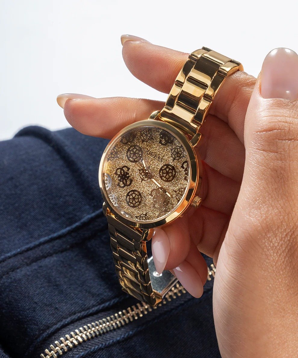 Guess Damen Armbanduhr Gold Sugarplum GW0670L2