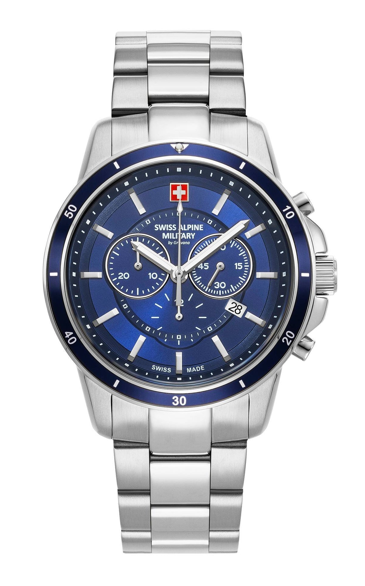Swiss Alpine Military Herren Armbanduhr Douglas Chronograph 7089.9135