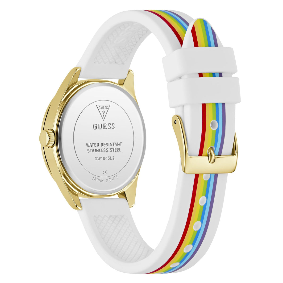 guess Armbanduhr Damen JOY Weiß GW1045L2