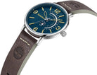 Timberland Analoguhr Herren Saunderstown Silberfarben Blau Braun TDWGB2182701
