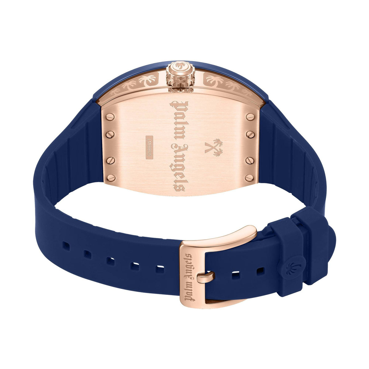 Palm Angels Armbanduhr Damen Alta Blau Roségold PMWLM0002503