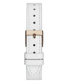 GUESS Damen Armbanduhr CHARMED in Weiß & Roségold-Ton GW0684L4