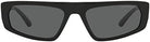 Emporio Armani Herren 0EA4168 brillenrahmen, Schwarz, Grau, 56/19/145