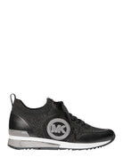 Michael Kors Sneaker Damen JENKINS KNIT TRAINER Schwarz 49H3JNFS3D