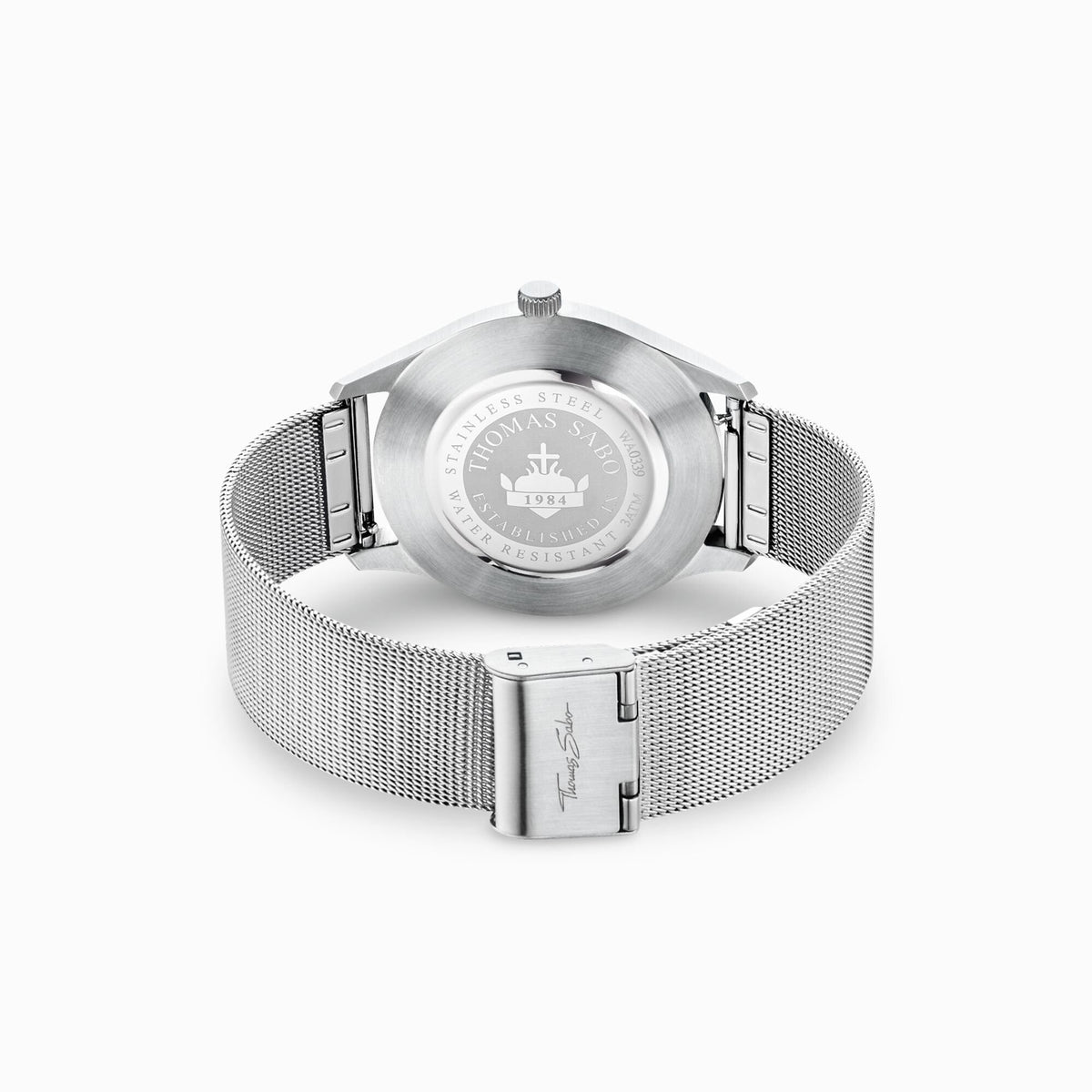 Thomas Sabo Unisexuhr Code TS silber schwarz WA0339-201-203-40 MM