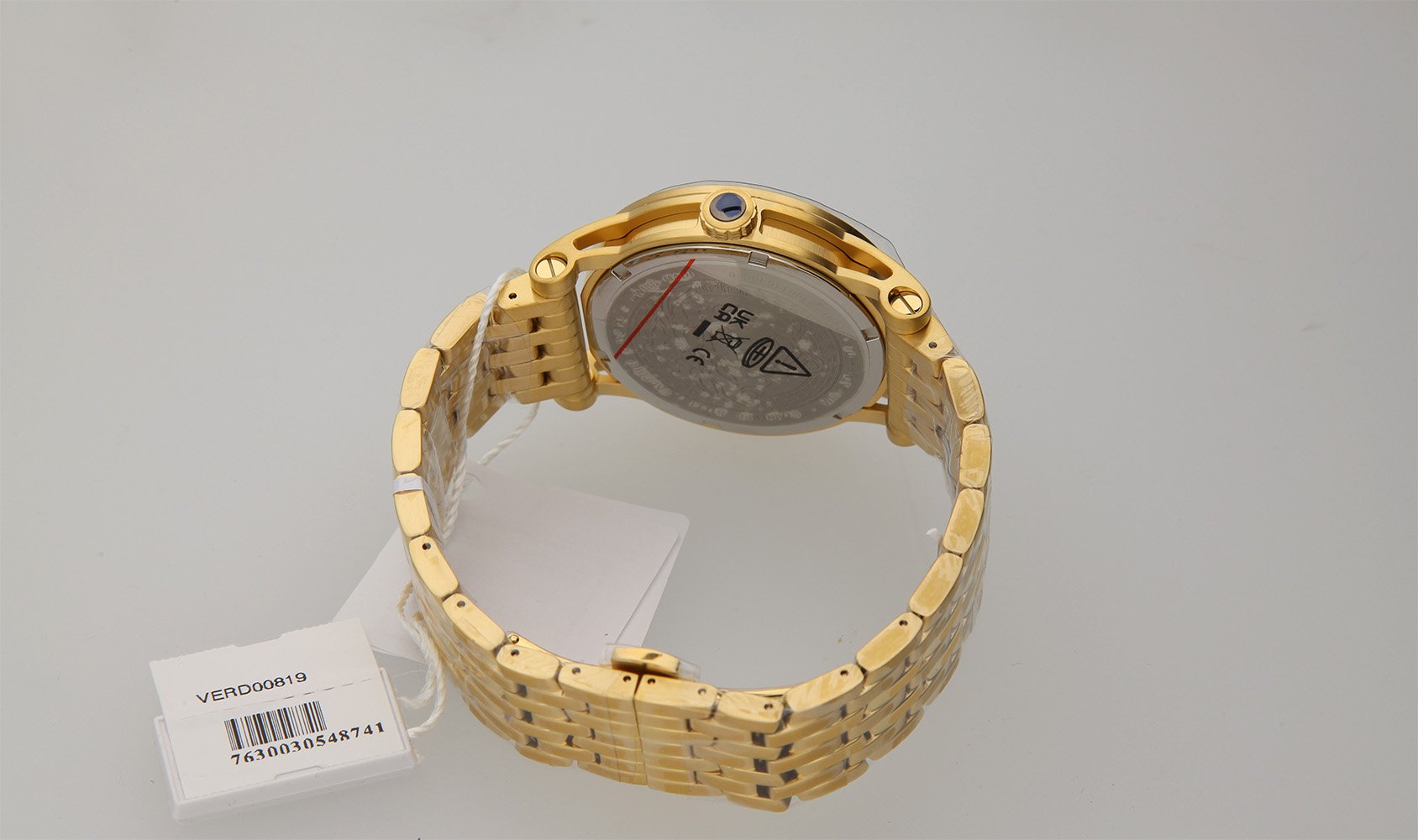Versace Palazzo Empire Schweizer Herrenuhr Gold Stahl 43mm VERD008 19