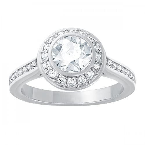 Swarovski Ring Damen Nirvana Weiß Silberfarben Größe 52 1081949
