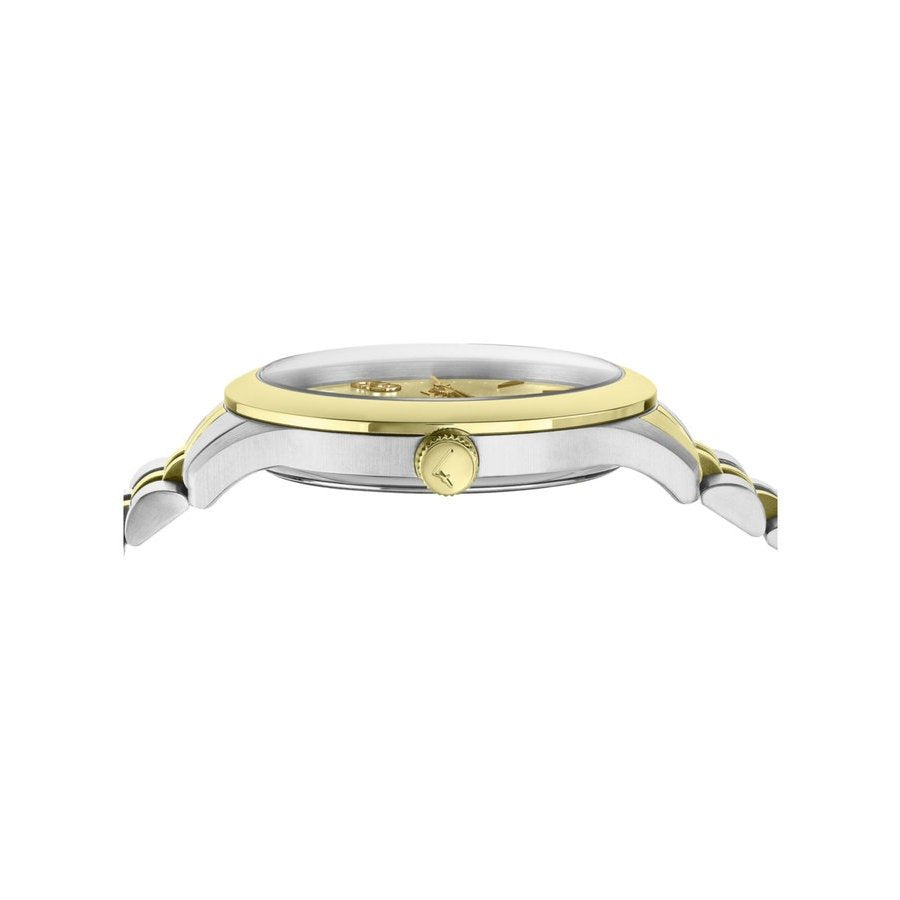Salvatore Ferragamo Damenuhr Duo Quarz Goldfarben SFCU01322