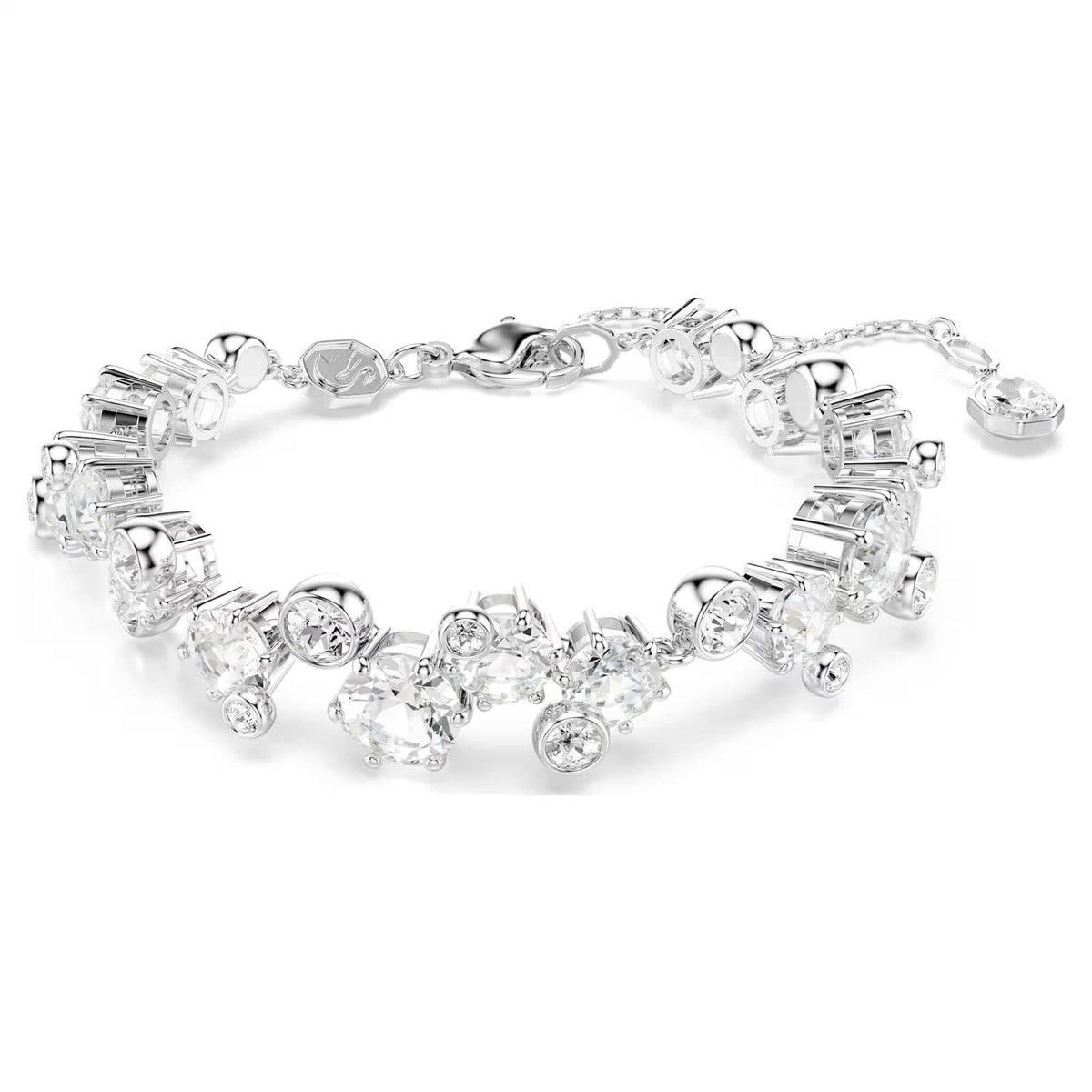 Swarovski Schmuckset Damen Constella Verschiedene Schliffe Weiß Rhodiniert 5738285