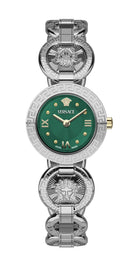 Versace Damen Armbanduhr Greca Jewel Grün VEWCA0224