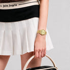 Palm Angels Armbanduhr Damen Pioniere Gold PMWLG0001501