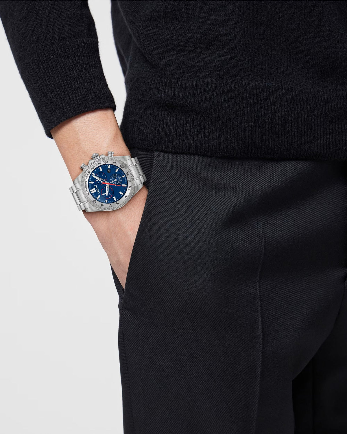 Versace Uhr Herren CHRONO X VE9K00924 Blau Chronograph