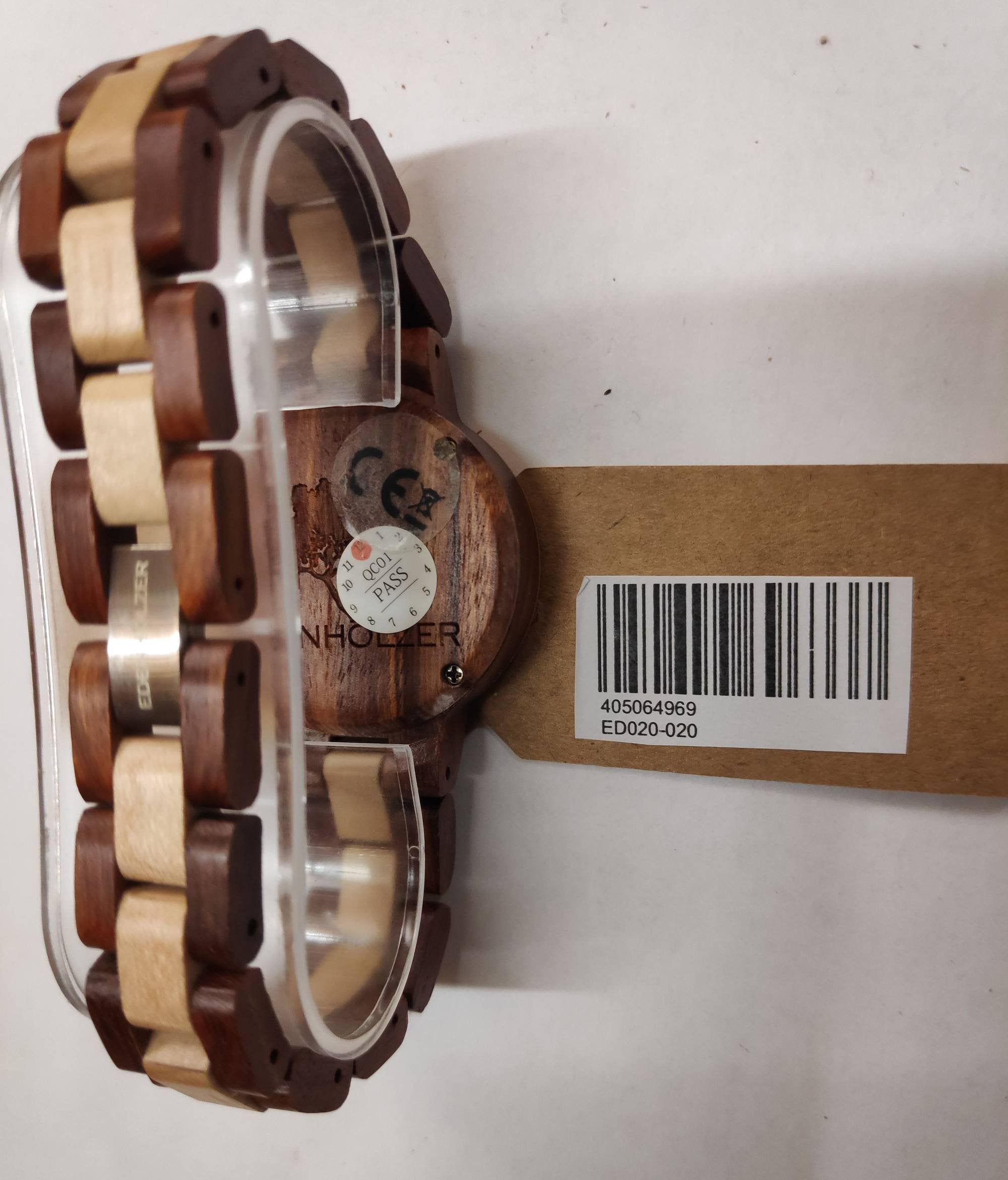 Edenhölzer Damen Armbanduhr Hardlex Marie Galante Datumsanzeige