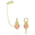 Swarovski Ohrringe Damen Idyllia Herz Schlüssel Rosa 5737294