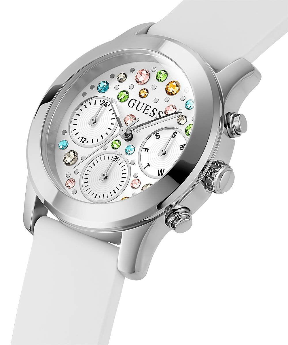 Guess Damen Armbanduhr  38 mm Armband Silikon GW0560L1