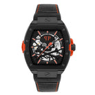 Philipp Plein Herrenuhr Automatik The Skeleton 2.0 Schwarz, Orange PWJFA1326