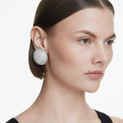 Swarovski Ohrclips Damen Sublima Weiß Rhodiniert 5699563