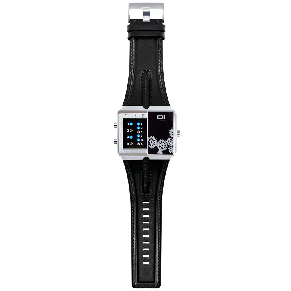 THE ONE Uhr Herren Binär-Armbanduhr Slider Watch SD126B1