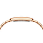 Daniel Wellington Analoguhr Damen Bound 9 Link Roségoldfarben Grün DW00100704