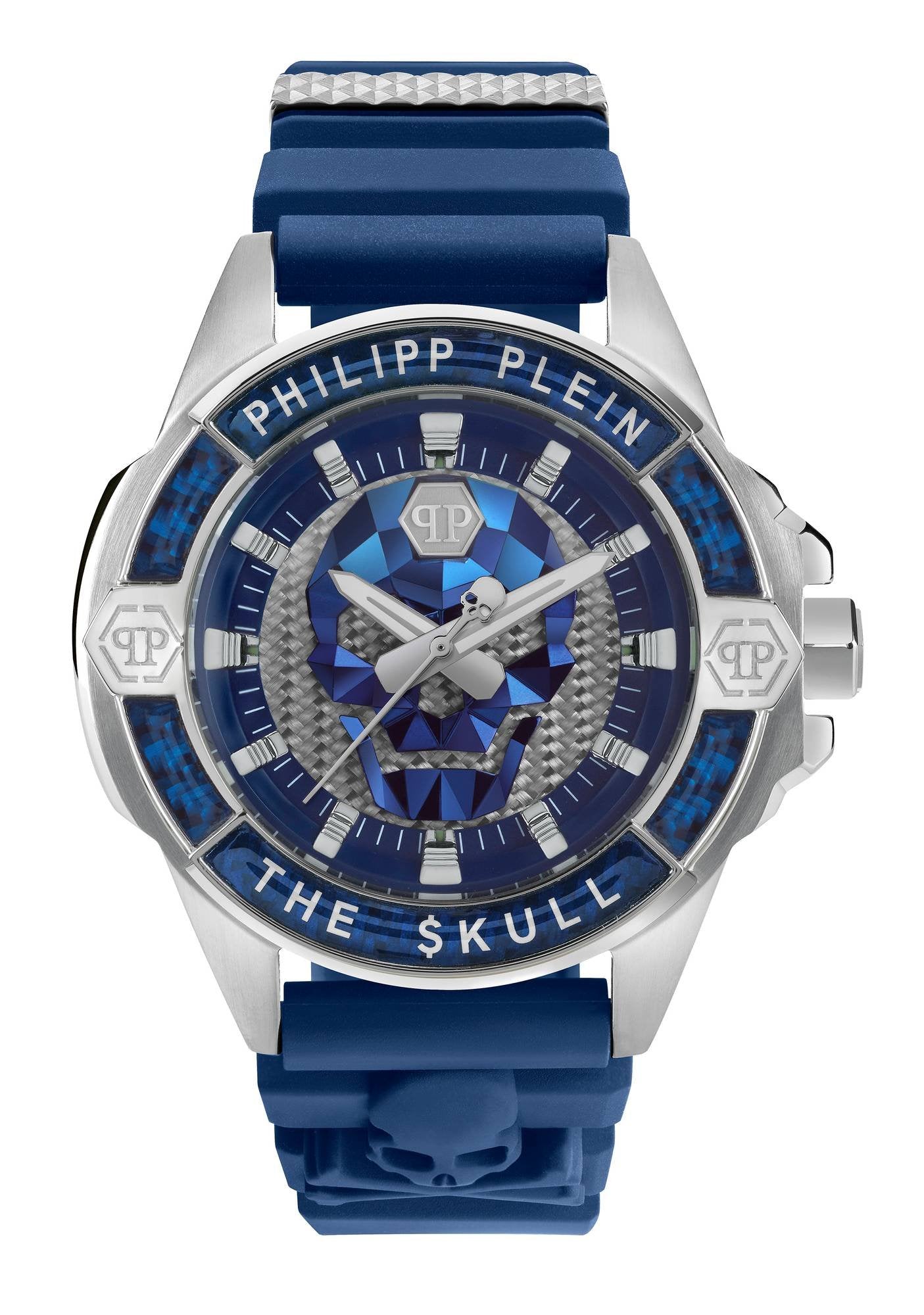 Philipp Plein Herrenuhr The $kull Carbon Fiber