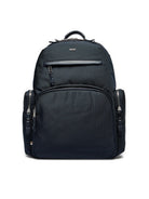 HUGO BOSS Herren Rucksack mit Logo und Zwei-Wege Reissverschluss Dunkelblau 50504306