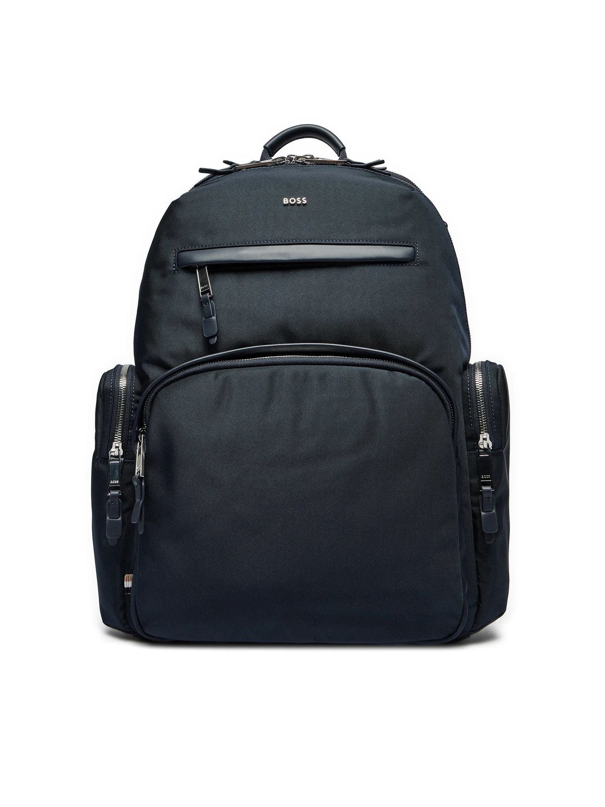 HUGO BOSS Herren Rucksack mit Logo und Zwei-Wege Reissverschluss Dunkelblau 50504306