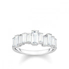Thomas Sabo Damen Ring Baguette Schliff 925 Sterlingsilber TR2269-051-14-54