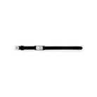 Philipp Plein Armband Herren $Kull Bones Schwarz Edelstahl Leder PJWEA07BU