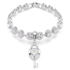 Swarovski Charm Damen Idyllia Herz mit Schlüssel Weiß 5742957