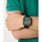 Aston Martin AML Thrill MTRT1F502 Herren Automatik 41 mm Grün/Silikonband