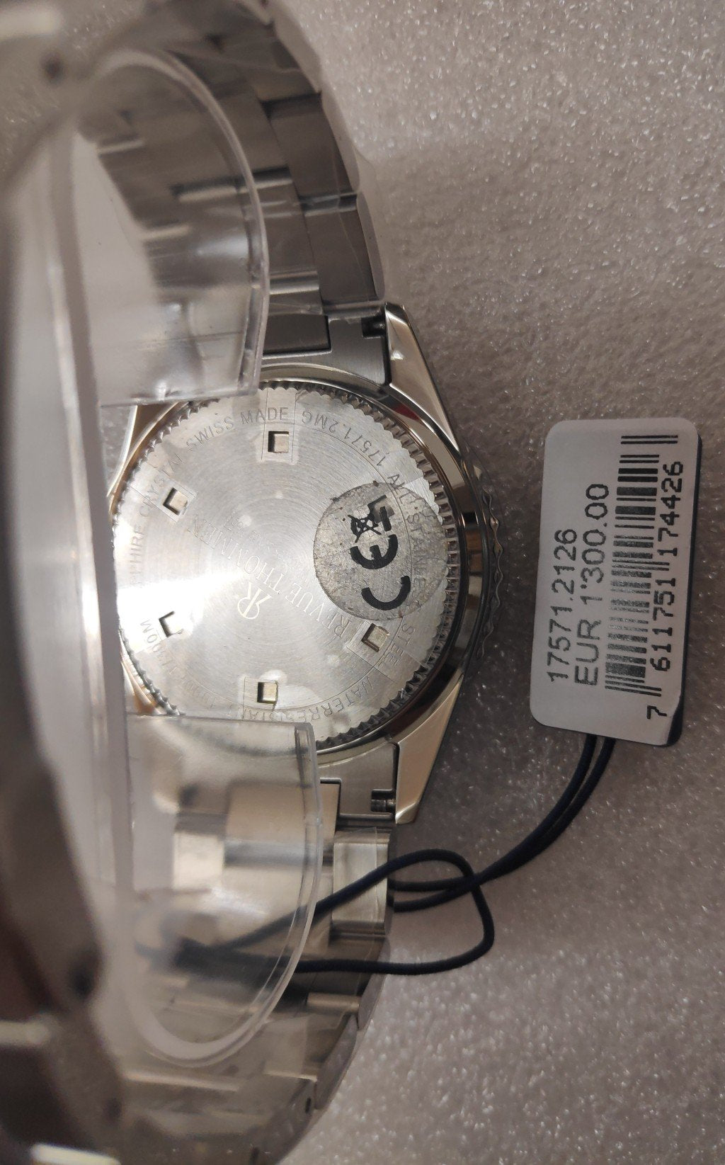 Revue Thommen Herren Armbanduhr Automatik Taucheruhr XL Diver Analog Automatik Edelstahl 17571.2126