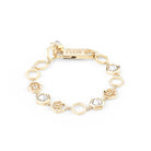 Philipp Plein Damen Armband Edelstahl IP Gold Hexagon