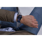 Guess Armbanduhr Guess Silikon Armband Blau 44mm W1264G3