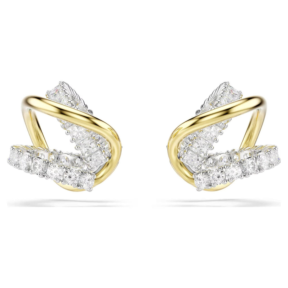 Swarovski Ohrringe Damen Hyperbola Ohrspangen Verschiedene Schliffe Weiß Metallmix 5742842