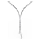Swarovski Halskette Damen Matrix Y necklace weiß rhodiniert 5707988