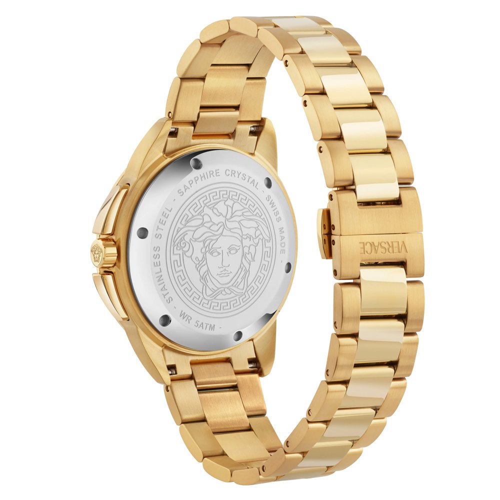 Versace Uhr Herren V‑Sport Chrono Gold/Schwarz VEKIA0725