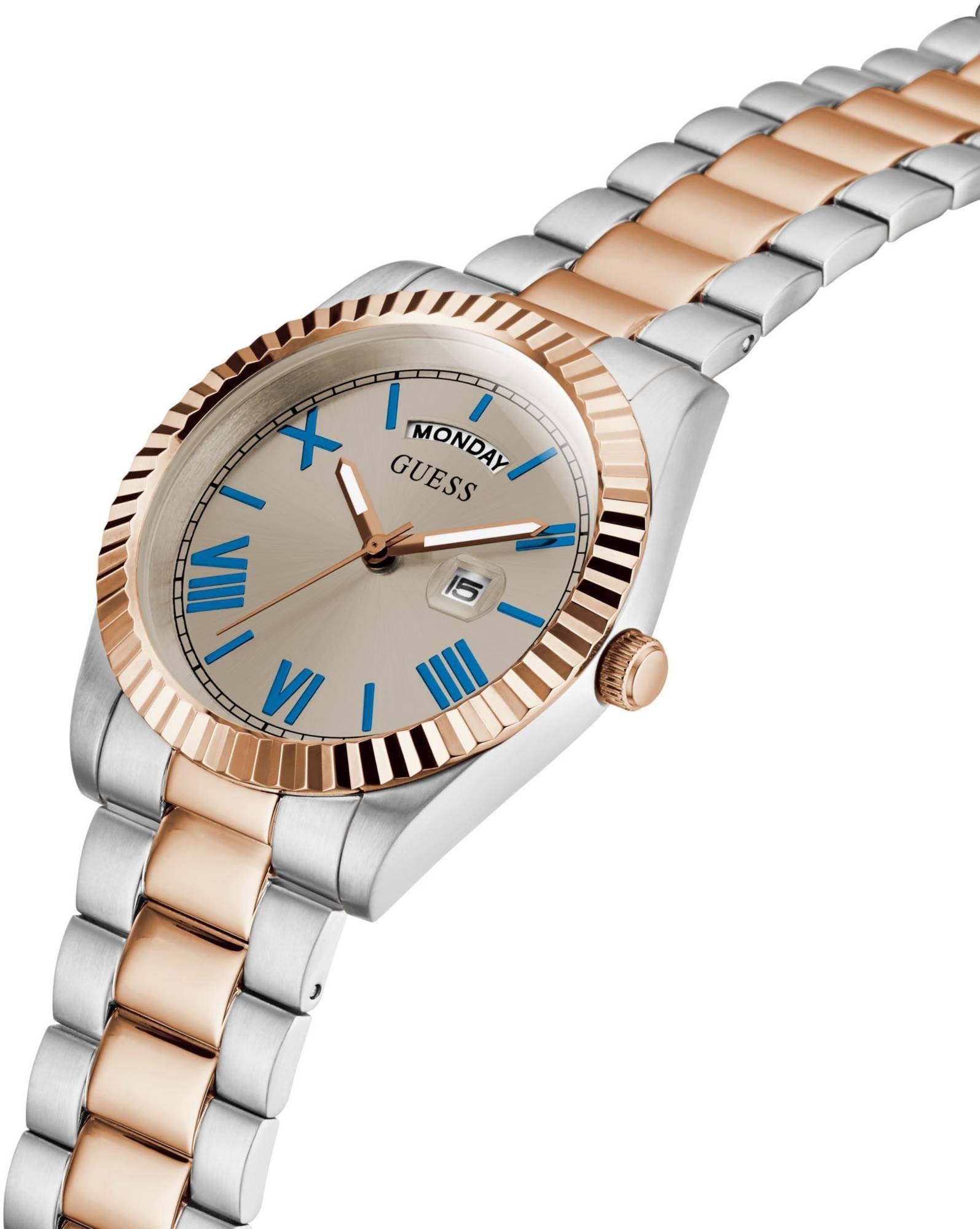 Guess Herren Armbanduhr bicolor GD CONNOISSEUR GW0265G13