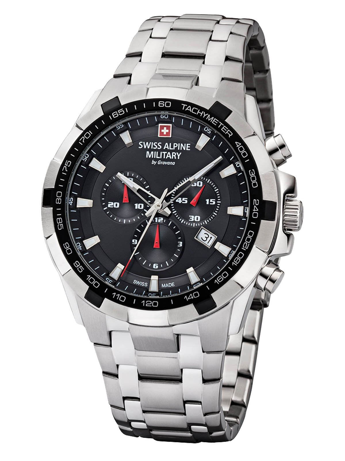 Swiss Alpine Military by Grovana Herren Armbanduhr  Star Fighter 7043.9237