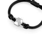 Philipp Plein Herren Armband Textil Edelstahl silber PLEIN EDGE PJPEA02BU