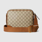 Gucci Gg Canvas Shoulder Bag Medium GG Emblem Crossbody Beige/Braun 821160‑FAED3‑9786