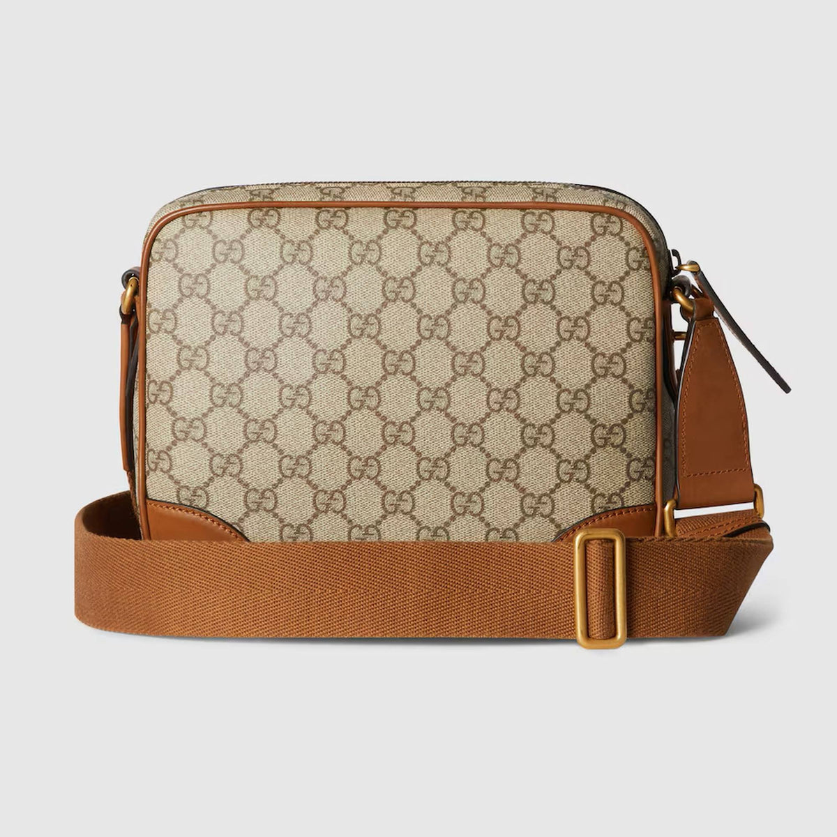 Gucci Gg Canvas Shoulder Bag Medium GG Emblem Crossbody Beige/Braun 821160‑FAED3‑9786