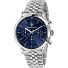 Maserati Chronograph Epoca Herren Uhr Silber Blau R8873618024
