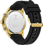 Guess Armbanduhr Herren Majestic Multifunktion Gold Schwarz GW0909G2